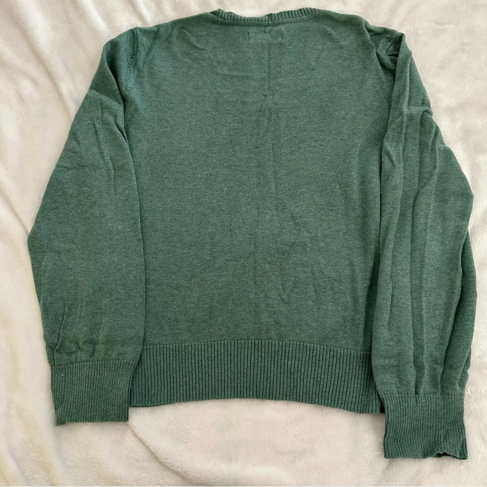 Sonoma Green Argyle Cardigan - Picture 3 of 7